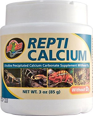 Zoo Med Repti Precipitated Calcium Carbonate without D3 Ultra Fine 3z Supplement