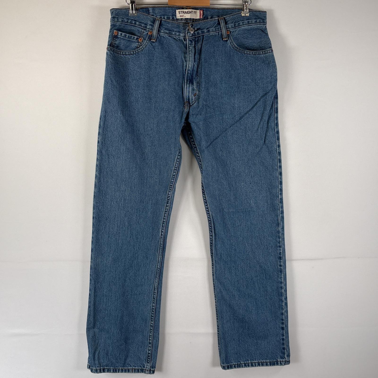 古着 デニムパンツ 505 ブルーデニム ジーンズ ジーパン ストレート 大きいサイズ w36 L32 インディゴブルー メンズ 5,005円