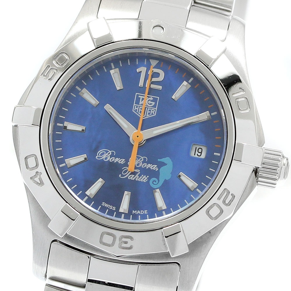 タグホイヤー TAG HEUER WAF141N アクアレーサー ボラボラ タヒチ 限定600本 クォーツ レディース 良品 _939773【中古】