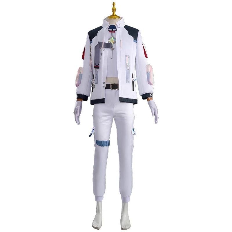 Monenjoy　コスチューム　星を捕らえし夢追い人ブレイド　礼服　スーツ　ハロウィン　NUカーニバルシリーズ　白色　イベント　仮装　衣装　ワンピース　ユニフォーム　魔法少女服