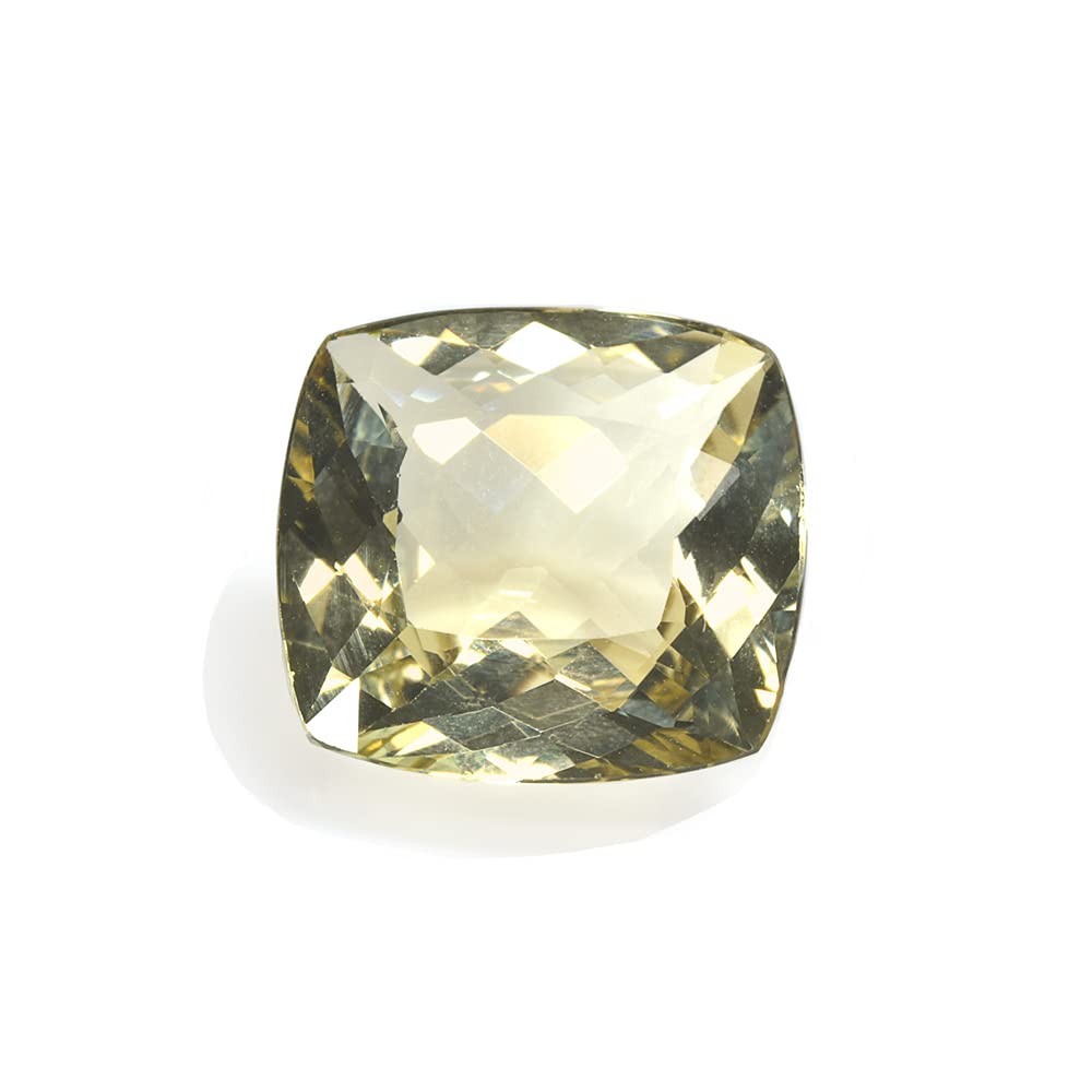 [premium stone gallery] ヘリオドール（クッションカット）1粒 3.5ct #T2088