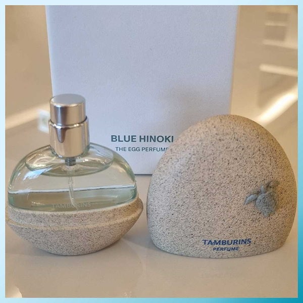 香水(ユニセックス) TAMBURINS BLUE HINOKI14mlRATTAN WEAR EGG 香水