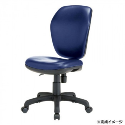 藤沢工業(TOKIO) オフィスチェアハイバック FST-77HL ネイビー