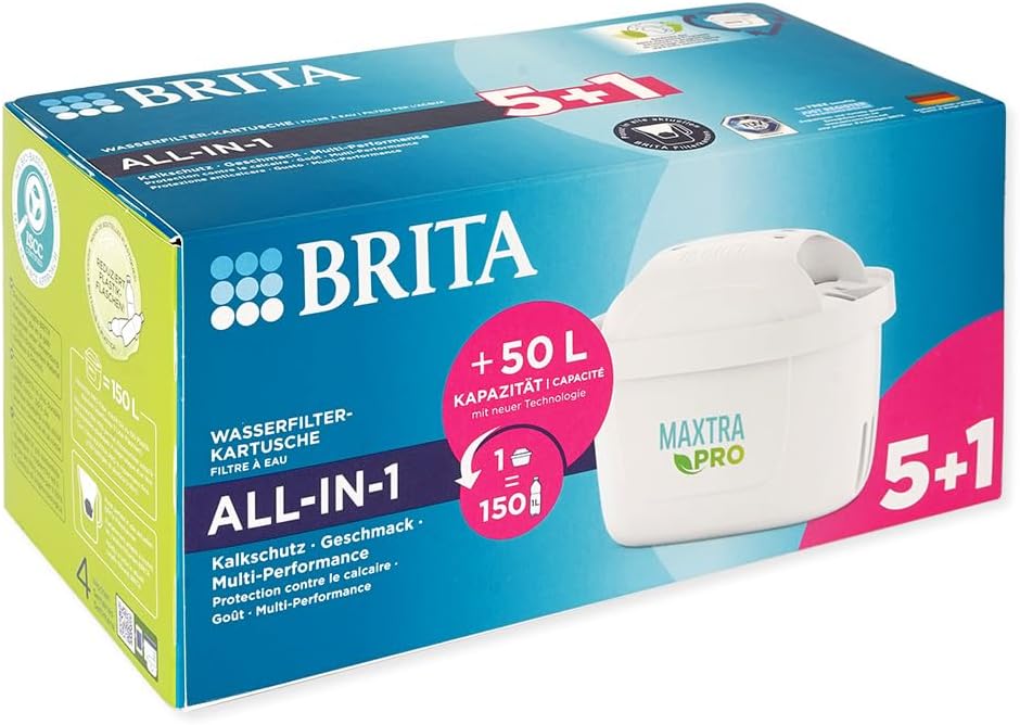 ブリタ カートリッジ マクストラ プロ BRITA MAXTRA PRO 6個入り 交換用 海外正規品 簡易包装 フィルター カートリッジ ポット [並行輸入品]