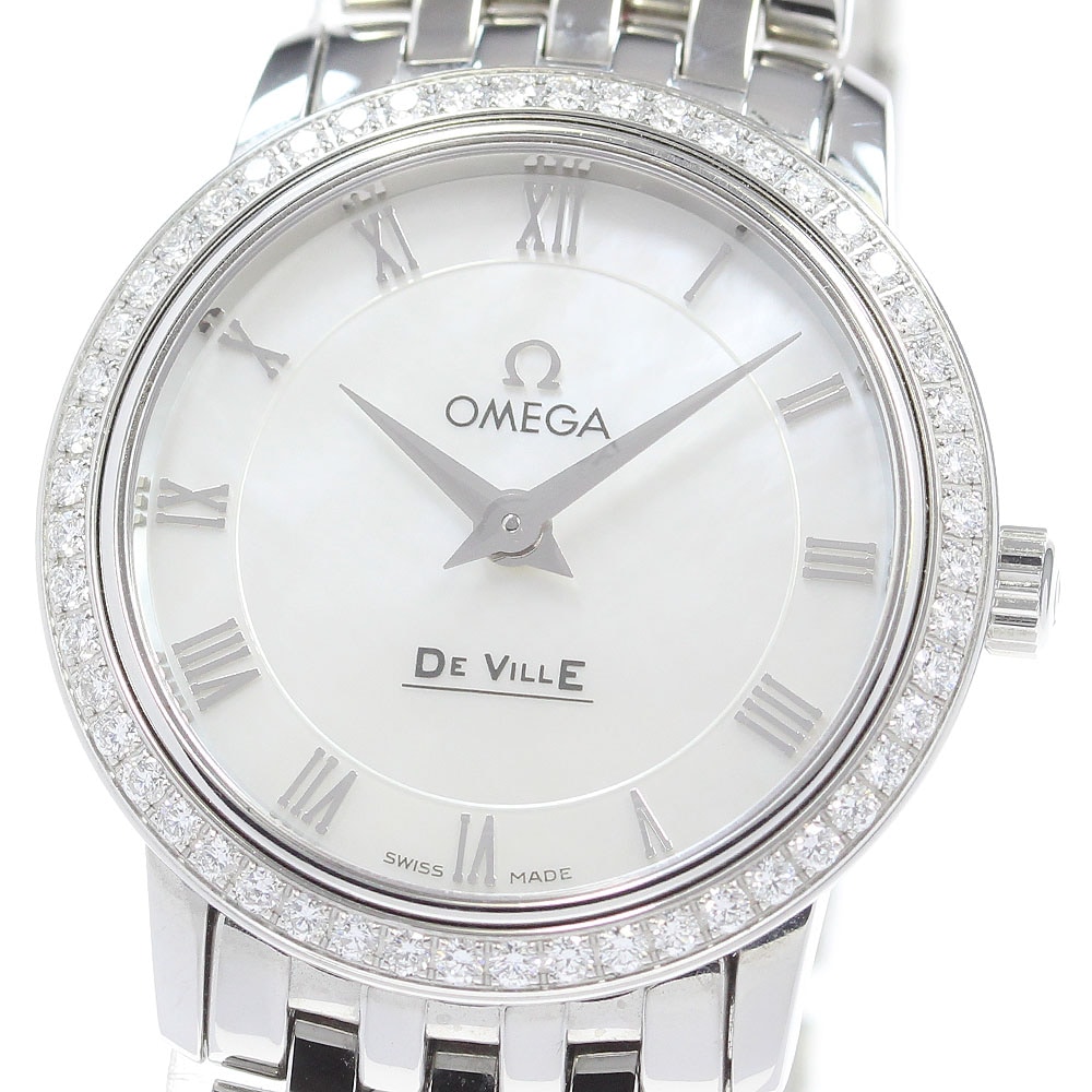 オメガ OMEGA 413.15.27.60.05.001 デビル プレステージ ダイヤベゼル クォーツ レディース _867814【中古】 126,850円