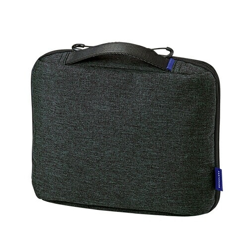 （まとめ買い）FASTORAGE A6サイズ バッグインバッグ ブラック FS104BK [x3]