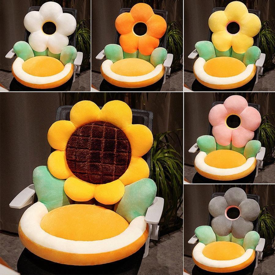 かわいい チェア クッション 家庭用 人気商品 カラー花 シック 座椅子 オフィス