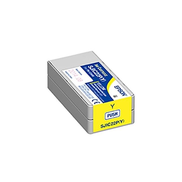 (業務用5セット) 純正品 EPSON エプソン インクカートリッジ SJIC22PY イエロー