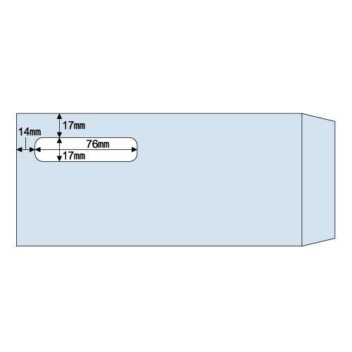 （まとめ買い）窓つき封筒（給与明細書用/GB1172専用） 100枚入 MF31 [x3]