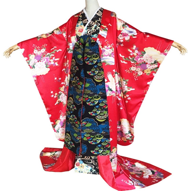 吉原花魁 和柄 豪華着物セット 癒し和美人 芸妓 花魁道中 イベントお祭り和服