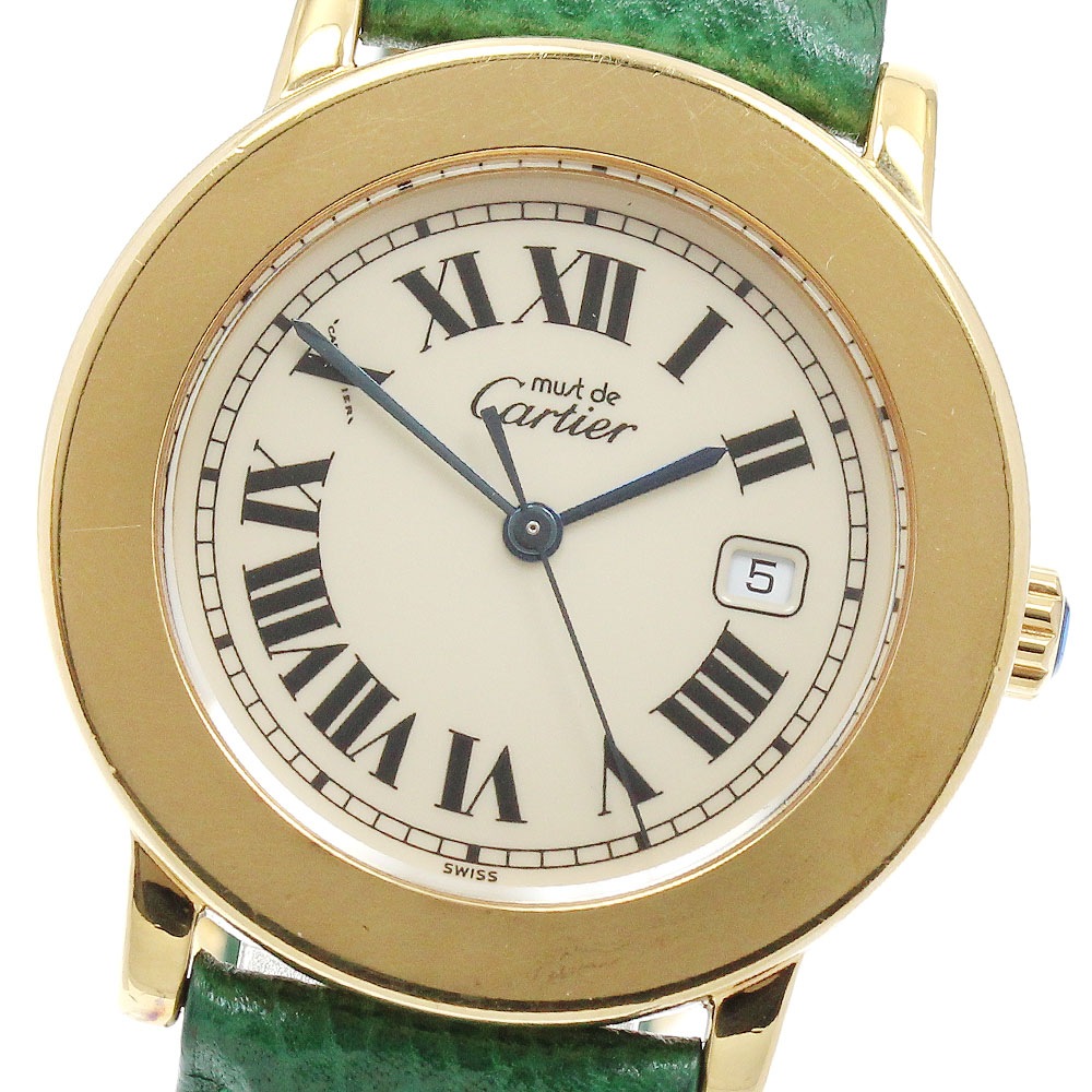 カルティエ CARTIER W1006822 マストロンド デイト クォーツ ボーイズ _904857【中古】 85,965円
