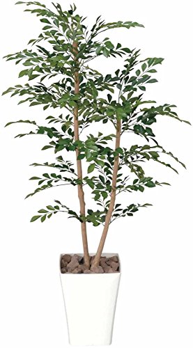 サイズ：幅55奥行50高さ120cm 光触媒 人工観葉植物 光の楽園 トネリコ 1.2m 184