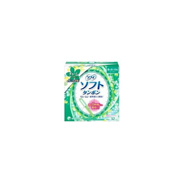 6個セット/ユニチャーム チャーム ソフトタンポンスーパー 32個 [ユニ・チャーム ソフィ]
