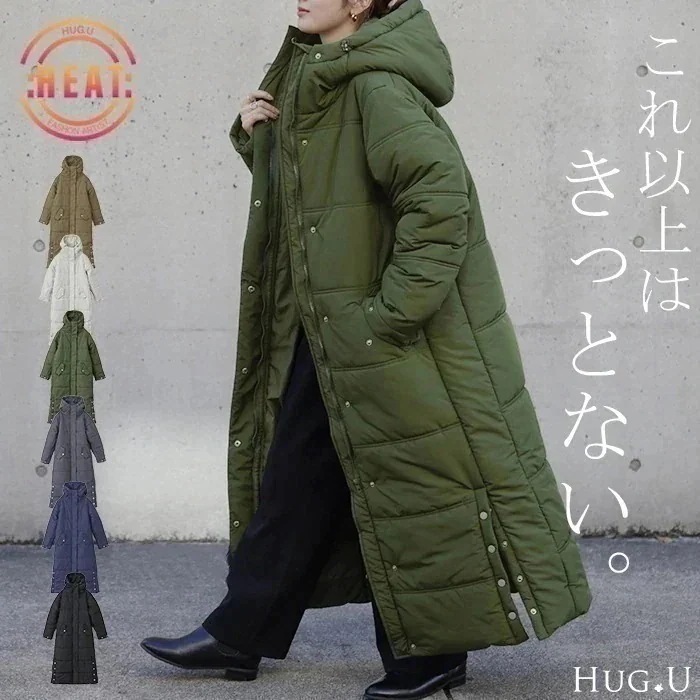 3月上旬入荷 中綿 コート 暖か ダウン フェイクダウン ベンチコート スタンドカラー フード ダウンコート ロングコート ロング