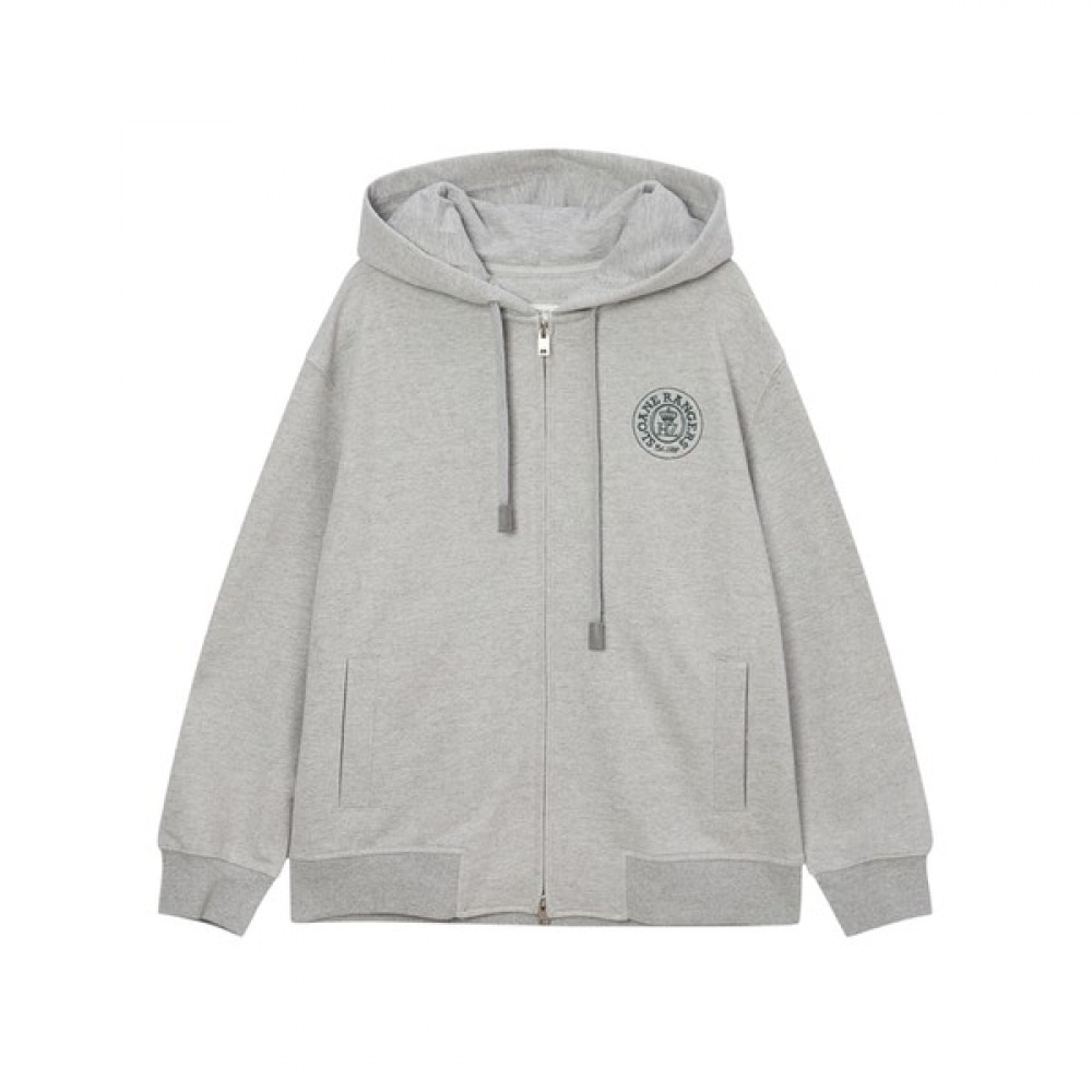 (ヘッジスレディース) 24FW 起毛フード付きジップアップアウターウェアライトグレー HSTS4D902G1 21,707円