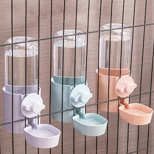 【最安値挑戦 送料無料】子犬 猫 ウサギ 鳥用の自動ペットフィーダー ウォーターボトル 食品容器ディスペンサー