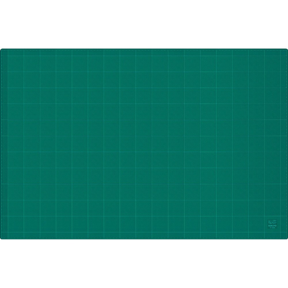 コクヨ カッティングマット 3mm厚 グリーン 両面 方眼罫 600×900mm マ-44N