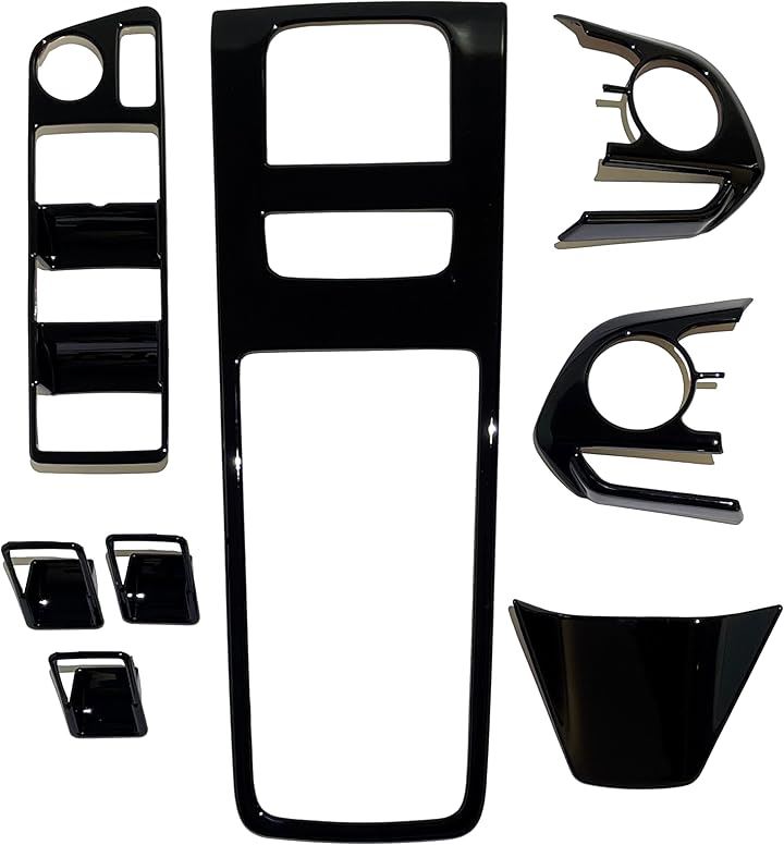 ハリアー 80 系 アクセサリー 内装 カスタム パーツ シフトパネル ステアリングパネル パワー ウィンドウスイッチカバー セット(ピアノブラック)