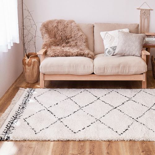 【メーカー直送品】萩原 ウィルトンラグ BOHO 約200×250cm