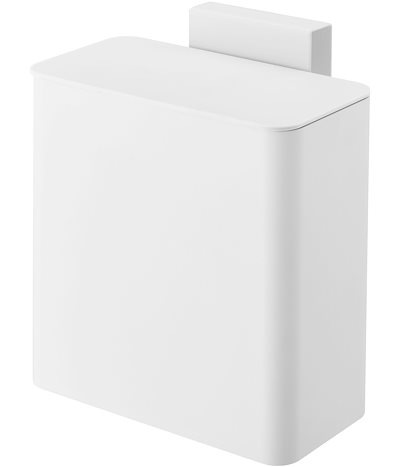他サイト： 壁掛けキッチン用ごみ箱 山崎実業 TOWER タワー マグネット＆シンク扉ゴミ箱 ホワイトの商品画像