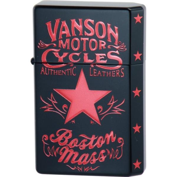 VANSON ヴァンソン オイルライター　GEAR TOP　V-GT-08　クロスボーンスカル　ブラック
