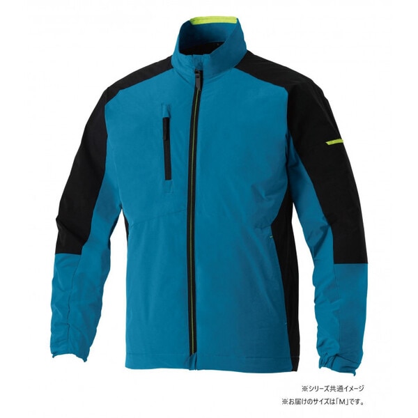 7524-00 防寒ブルゾン(ストレッチ.制電) Mサイズ ターコイズ(201) G.G.