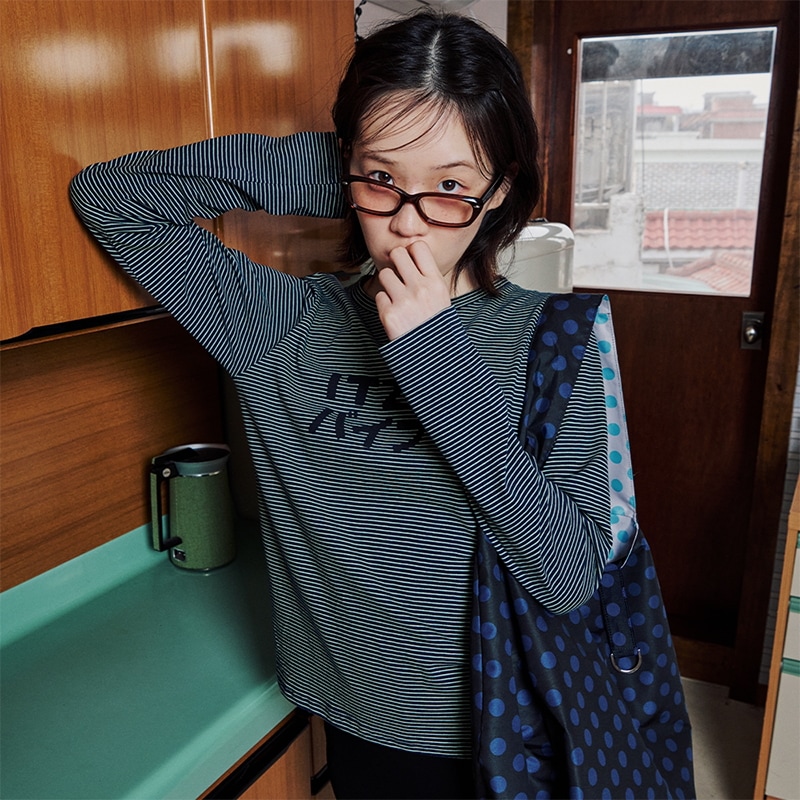 STRAWBERRY LOGO LONG SLIM SLEEVE