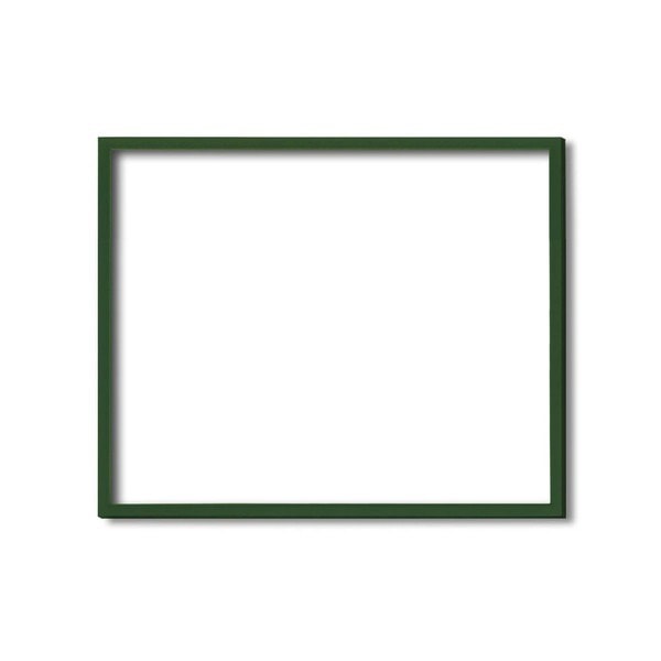 デッサン額縁/フレーム 半切サイズ 545424mm グリーン(緑) 壁掛けひも/アクリル付き 化粧箱入り 5767