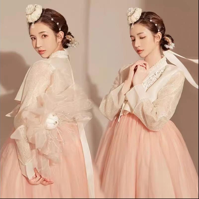 フォトスタジオテーマ韓服延吉王女韓服宮殿ドレス古代衣装旅行写真女性ステージパフォーマンス衣装