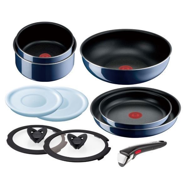 L43791 フライパンセット ロイヤルブルーインテンス セット10 イジニオネオ ガス火専用