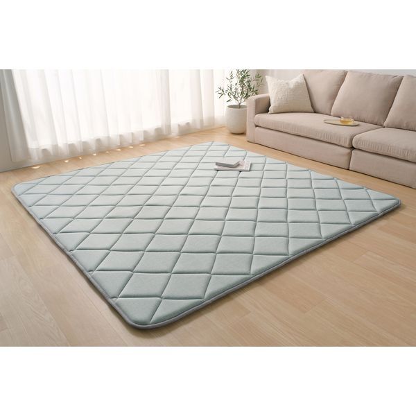 ACRRG-1818-G グレー ラ・クッションラグ 冷感ジェルタイプ メーカー直送