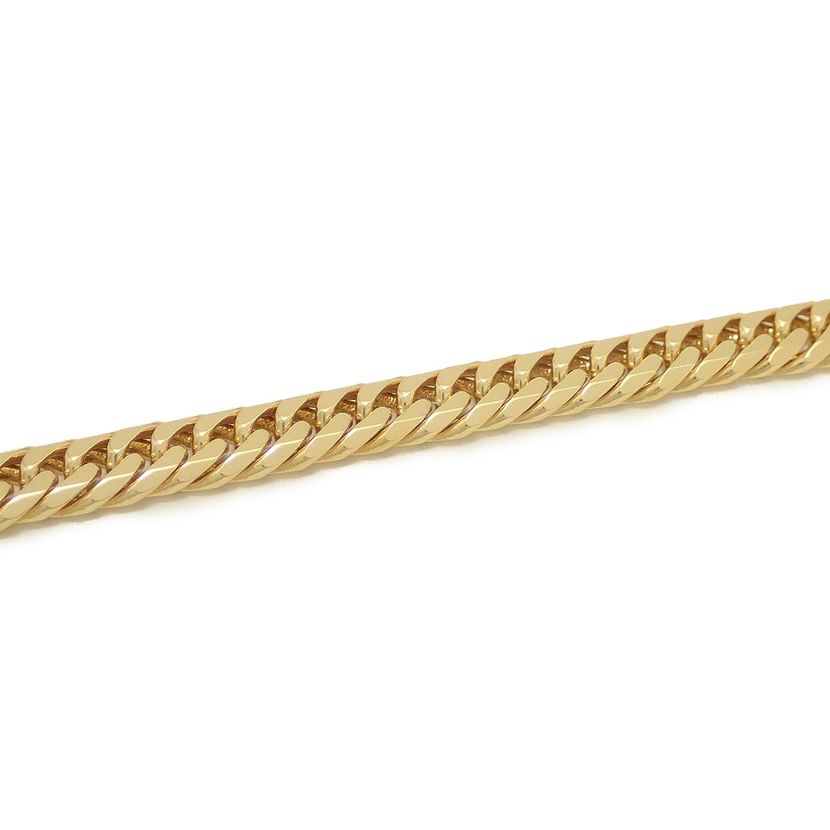 キヘイ ネックレス K18 18金 ゴールド 30.0ｇ 40.0cm YG 6面W ダブル 日本造幣局検定マーク入り 30ｇ 前