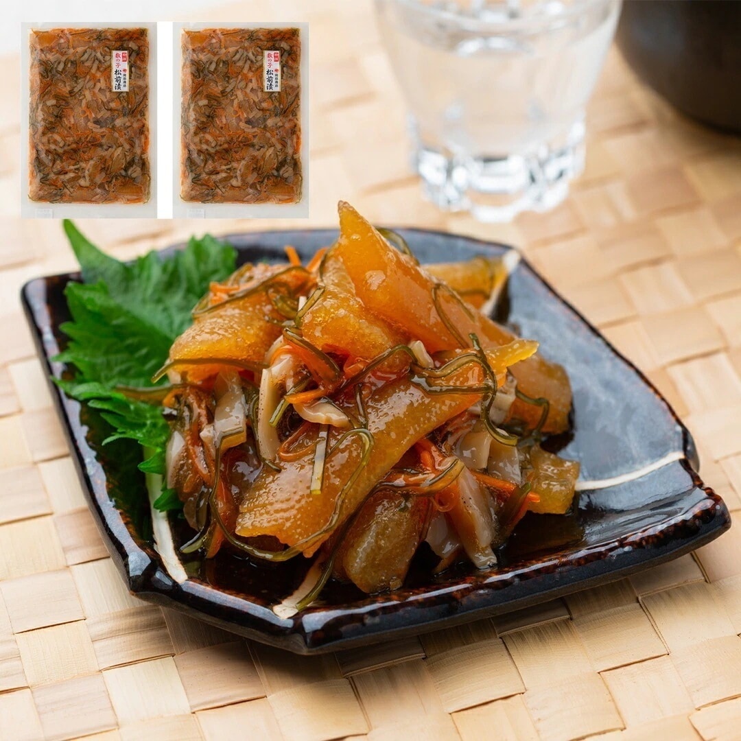 お徳用 北海道苫前「岡田商店」 数の子松前漬け 500ｇ2 【産直メーカー直送品】