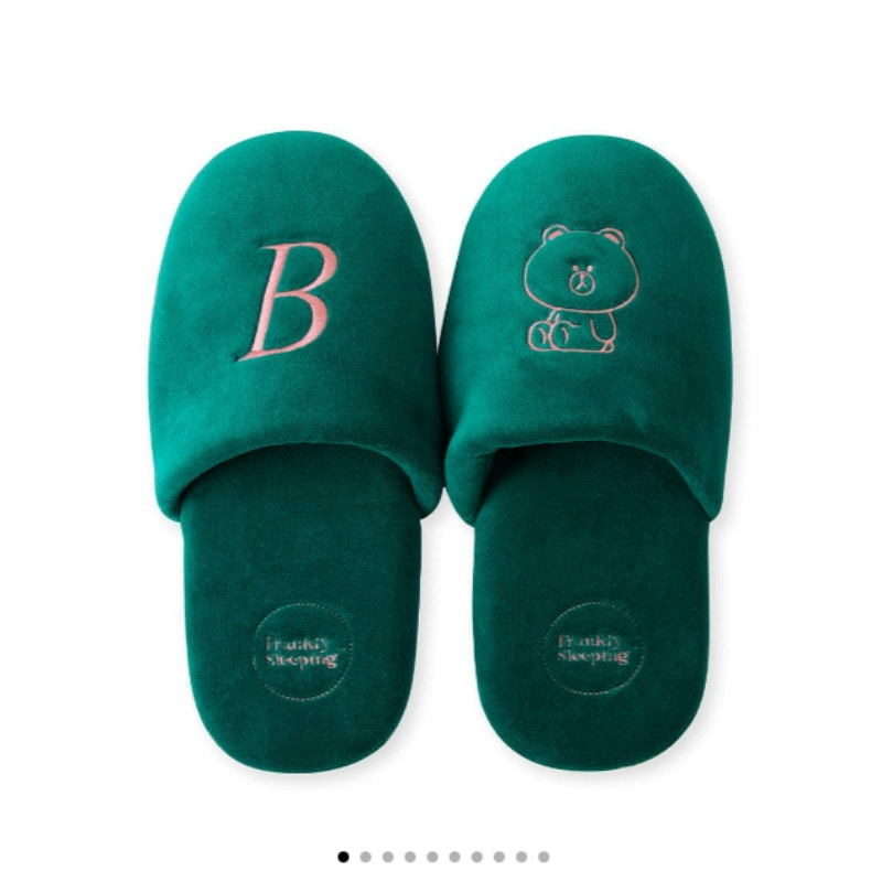 ブラウン フランクリー スリーピング ルームシューズ (220-260mm)