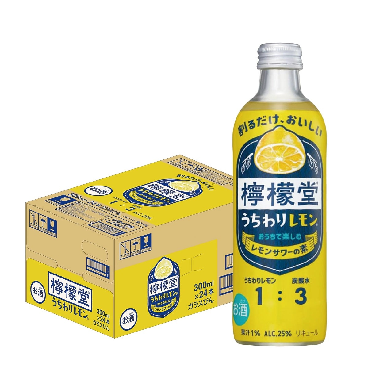 檸檬堂 うちわりレモン 300ml×24本