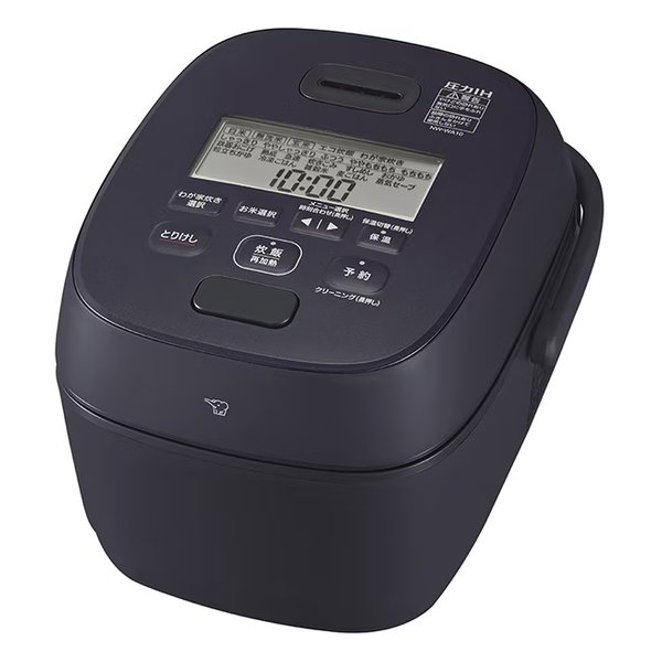 圧力IH炊飯器 極め炊き 鉄 くろがね仕込み /豪炎かまど釜/5.5合/ストレートブラック