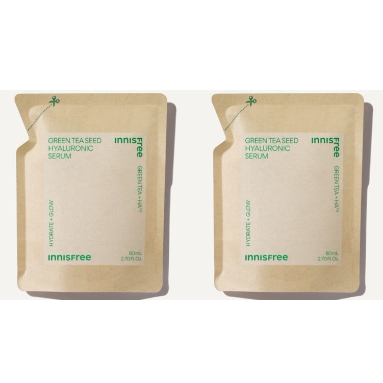 【詰め替え】1+1 グリーンティー シード ヒアルロン酸 セラム 詰替 80ml×2