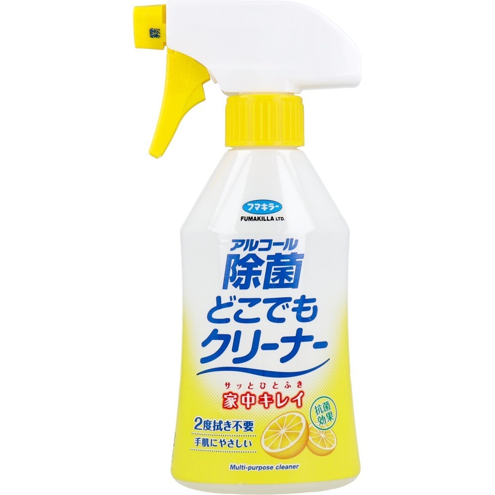 除菌スプレー アルコール除菌 どこでもクリーナー 本体 300mL X10本