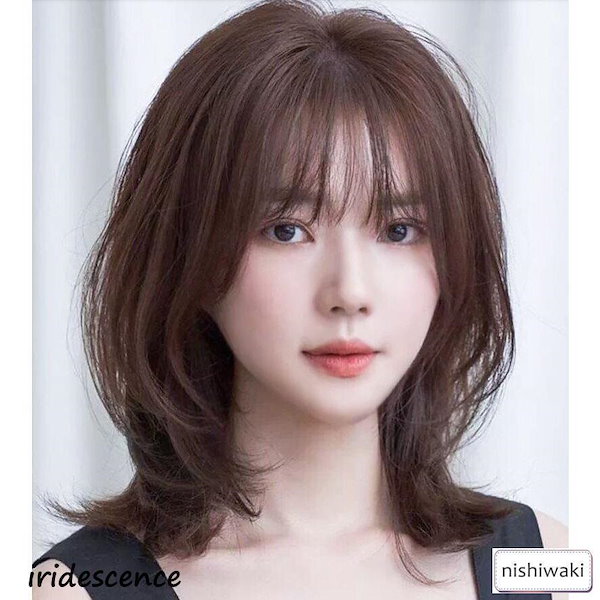 Qoo10] 自然な人毛100%フルウィッグ レディー