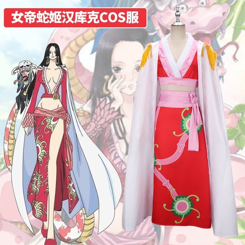 ワンピース Cos ハンコック スネーク女帝 赤いチャイナドレス スーツ パフォーマンス衣装 コスプレ アニメ衣装 5,907円