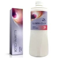 【土日祝日を除き当日発送】 ウエラ イルミナカラー アース 4 80g & イルミナ クリームディベロッパー 3％ 1000mL