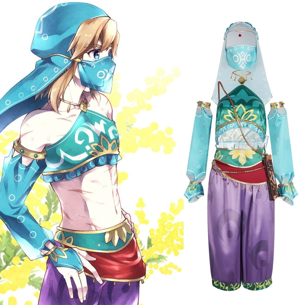 ゼルダの伝説 コスプレ衣装 アニメゲーム キングダム・オブ・ティアーズ ゼルダ姫ドレス コスプレ ハロウィン衣装