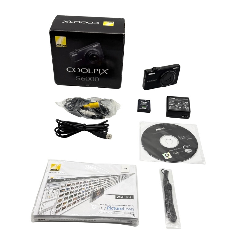 中古 Nikon デジタルカメラ COOLPIX (クールピクス) S6000 ノーブルブラック S6000BK