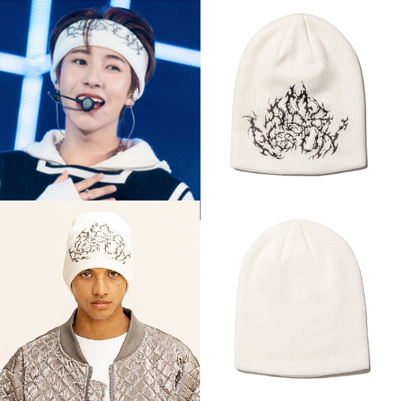 [NCT DREAMレンジュン着用] メタルロゴビーニーMFTAC002-WT 韓国ファッションスタイル 帽子 韓国男子アイドルファッション