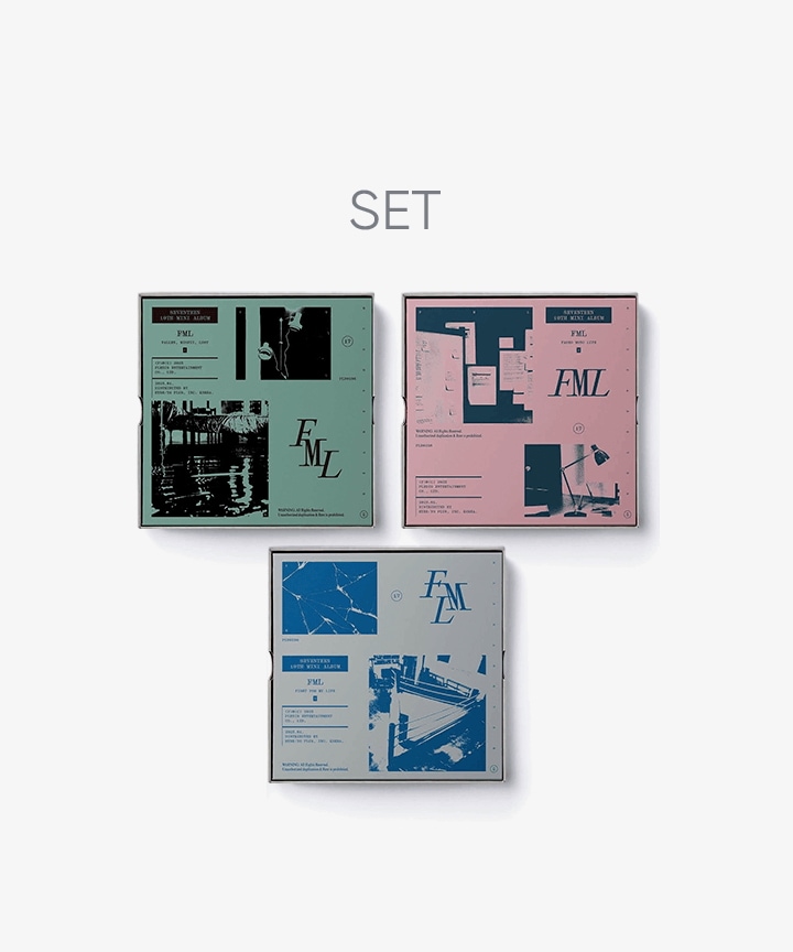 SEVENTEEN 10th Mini Album FML (set)