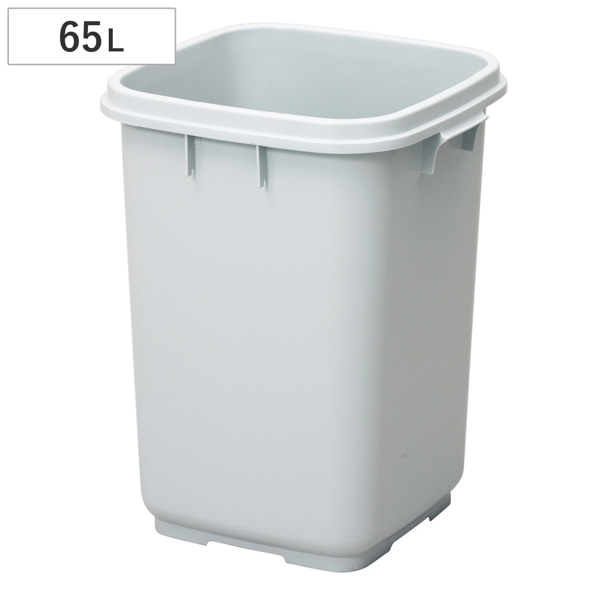 ゴミ箱 65L 本体 フタと組み合わせて使える 大容量 大きな投入口 エコマーク認定商品 ごみ箱 65リットル 本体のみ ポリプロピレン 日本製 新輝合成 TONBO トンボダストボックス