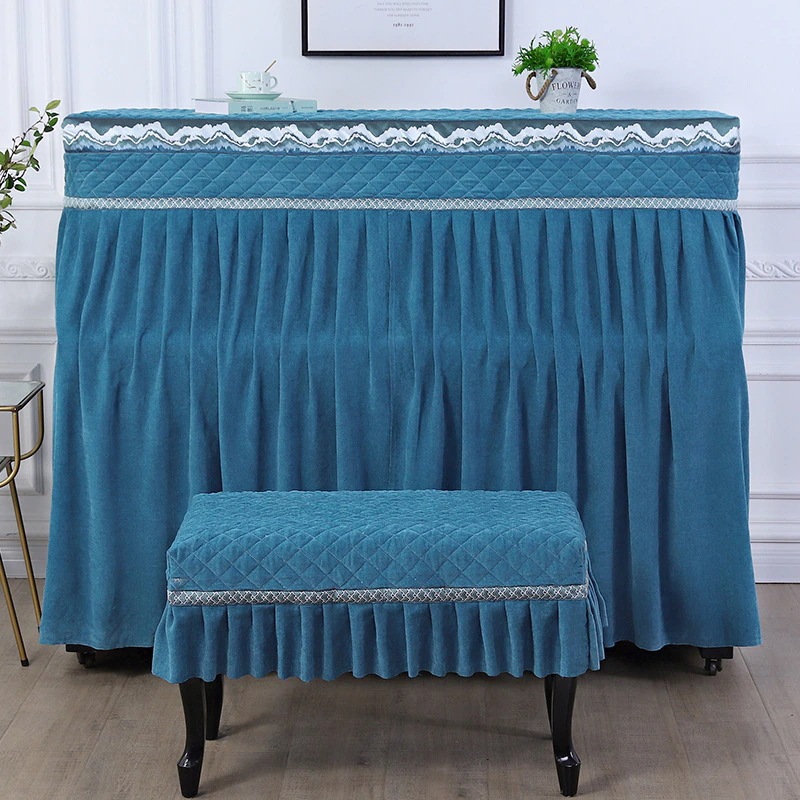 ピアノカバー 椅子カバー 2点セット フルカバー ピアノトップカバー アップライトピアノカバー デジタルピアノカバー 電子ピアノカバー 防塵カバー ピアノカバーセット 可愛い おしゃれ 韓国風