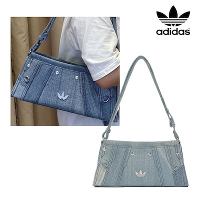 新品 ADIDAS Denim Shoulder Bag / JL7666 Adidas Denim Shoulder Bag Womens - Black / JL7665