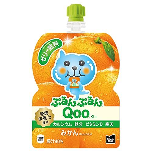 コカコーラ ミニッツ メイド ぷるんぷるんQoo みかん 125gパウチ30袋