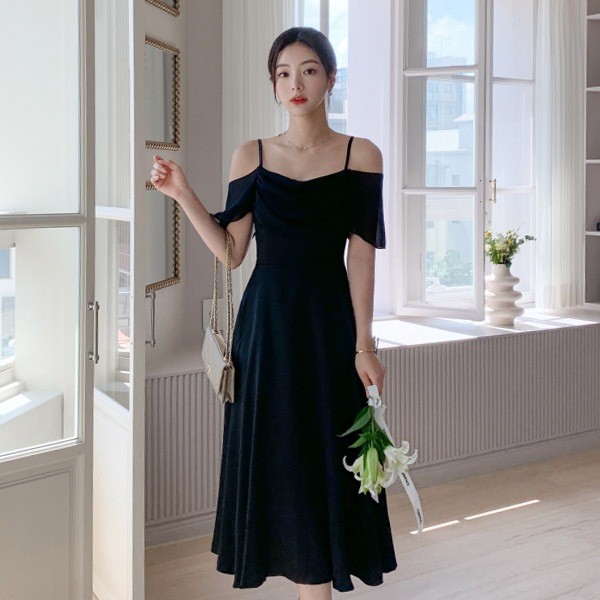 選べる2丈タイプオフショルダーワンピース op14326